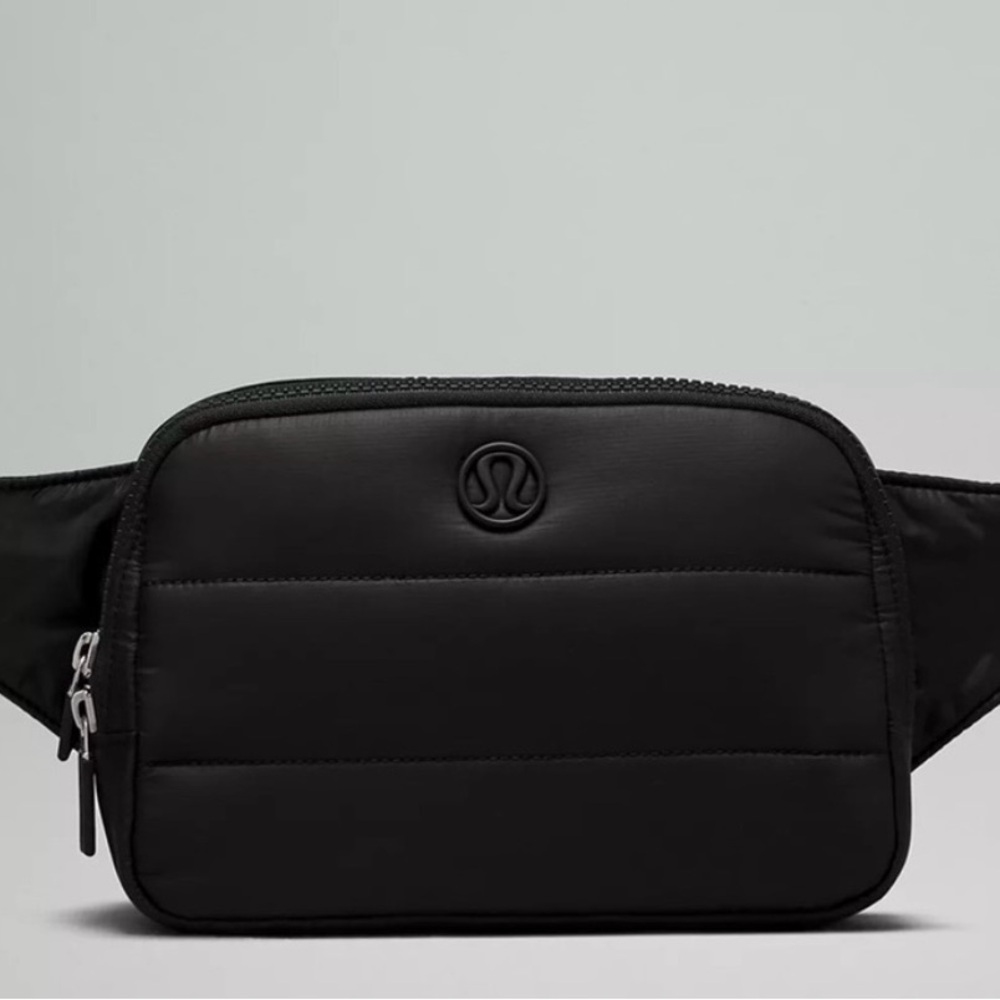 lululemon athletica Black Belt Bag with Minimalist Design